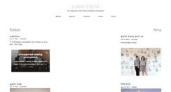 Desktop Screenshot of coexistent.net
